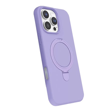 İphone 16 Pro Max Regal Magsafe Standlı Kapak - Lila