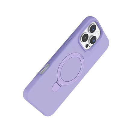 İphone 16 Pro Max Regal Magsafe Standlı Kapak - Lila