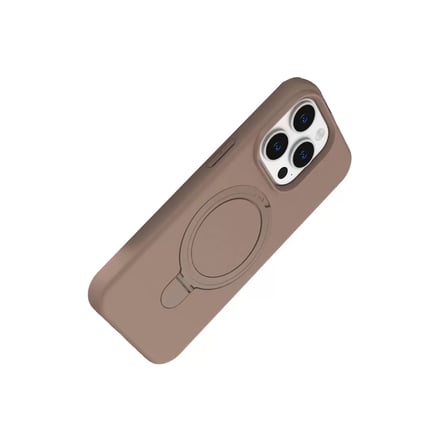 İphone 15 Pro Max Regal Magsafe Standlı Kapak - Çöl Titanyum