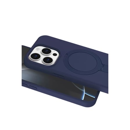 İphone 14 Pro Max Regal Magsafe Standlı Kapak - Lacivert