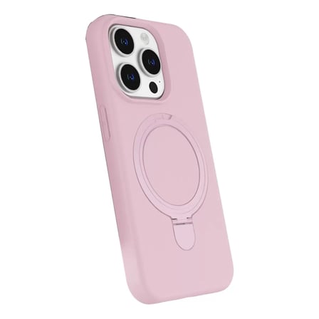 İphone 14 Pro Max Regal Magsafe Standlı Kapak - Açık Pembe