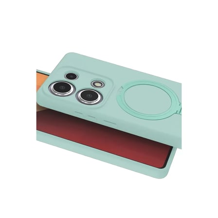 Xiaomi Redmi Note 13 Pro 4g Regal Magsafe Standlı Kapak - Su Yeşili