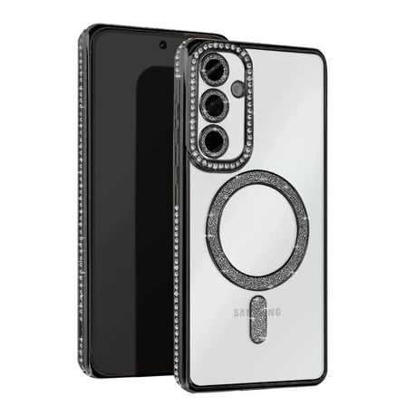 Samsung Galaxy A15 4g Joke Simli Magneticsafe Kılıf - Siyah