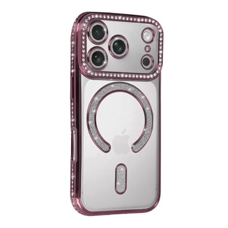 İphone 17 Pro Max Joke Simli Magneticsafe Kılıf - Pembe