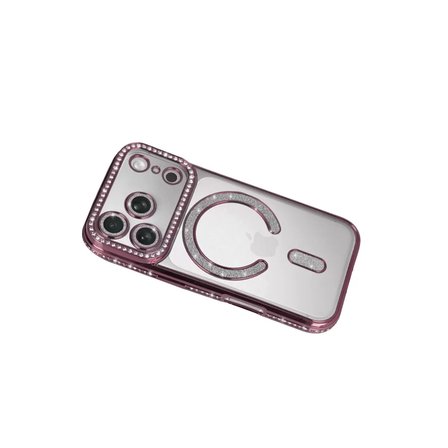 İphone 17 Pro Max Joke Simli Magneticsafe Kılıf - Pembe