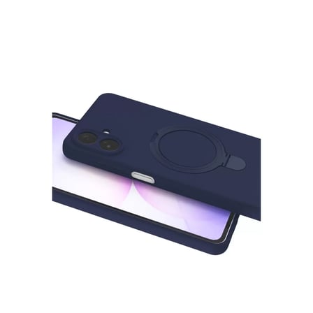 Samsung Galaxy A07 4g Regal Magsafe Standlı Kapak - Lacivert