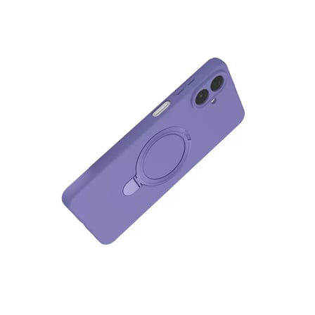 Samsung Galaxy A07 4g Regal Magsafe Standlı Kapak - Lila