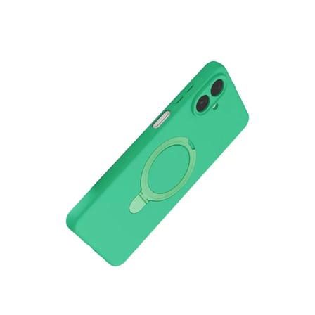 Samsung Galaxy A07 4g Regal Magsafe Standlı Kapak - Yeşil