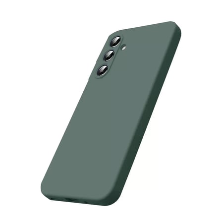 Samsung Galaxy A17 5g Nano İçi Kadife Silikon - Koyu Yeşil