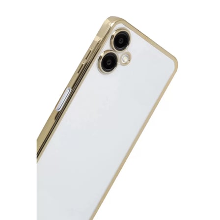 Samsung Galaxy A07 4g Razer Lensli Silikon - Gold