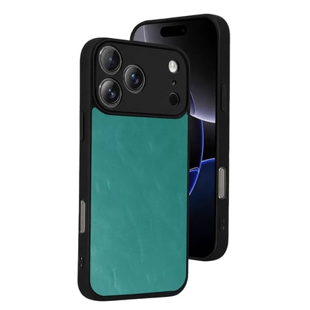 İphone 17 Pro Aras Deri Kapak - Açık Yeşil