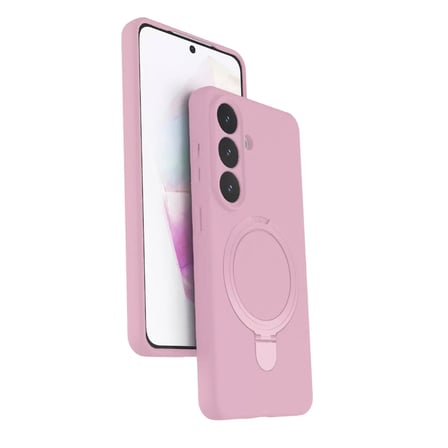 Samsung Galaxy S26 Plus Regal Magsafe Standlı Kapak - Açık Pembe