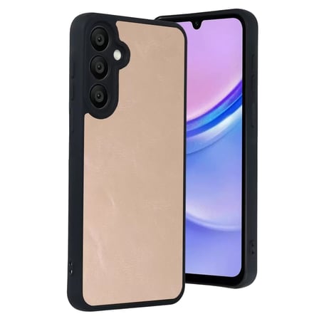 Samsung Galaxy A57 5g Aras Deri Kapak - Pudra