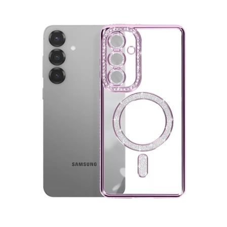 Samsung Galaxy A37 5g Joke Simli Magneticsafe Kılıf - Derin Mor