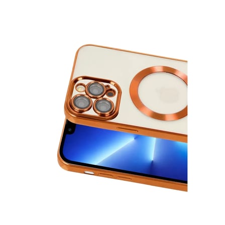 İphone 13 Pro Kılıf Kross Magneticsafe Kapak - Turuncu