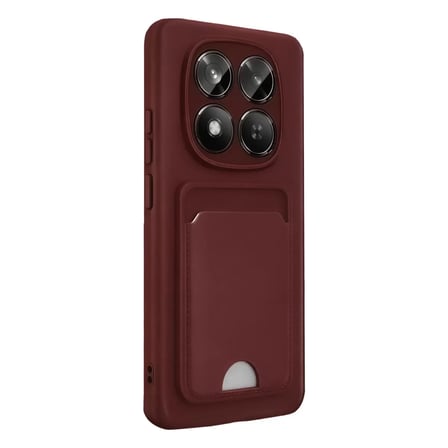 Xiaomi Redmi Note 15 Pro 4g Kelvin Kartvizitli Silikon - Bordo