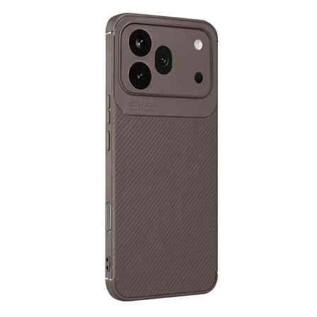 Huawei Honor 600 Pro Auto Focus Karbon Kapak - Gri
