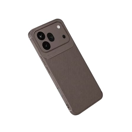 Huawei Honor 600 Pro Auto Focus Karbon Kapak - Gri