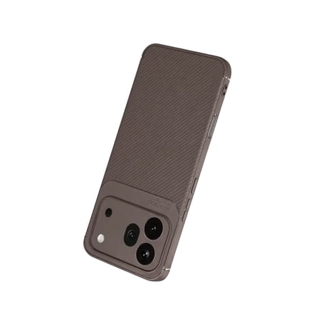 Huawei Honor 600 Pro Auto Focus Karbon Kapak - Gri