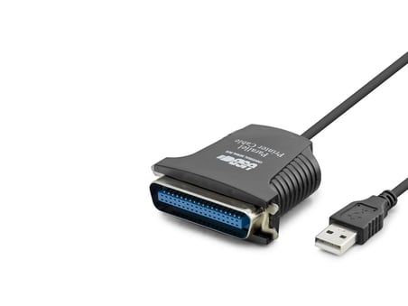 Usb To Paralel Lpt Yazıcı Dönüştürücü Kablosu 80 Cm Siyah HDX7526