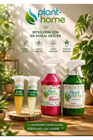 Bitki Bakım Seti 4'LÜ | Keiki Macunu + Köklendirme Jeli + Bloom + Power Mix Bitki Besini / 1 ADET 0.75 LT 12 Pot Üretim Saksısı Hediye