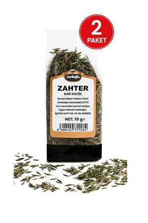 Zahter Dağ Kekiği Bitkisi Şifalı Bitkiler 2 X 70 gr