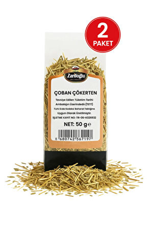 Çoban Çökerten Otu Bitkisi Şifalı Bitkiler 2 x 50 gr