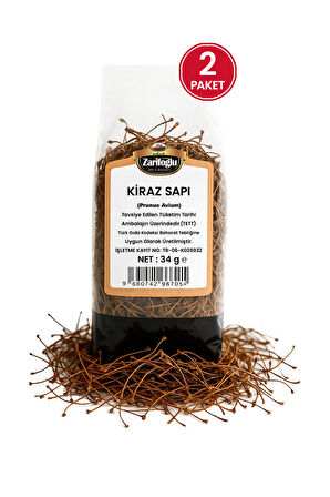 Kiraz Sapı Bitkisi Şifalı Bitkiler 2 X 34 gr