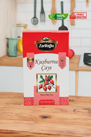 Kuşburnu Çayı Otu Bitkisi Şifalı Bitkiler 30 Paket Poşet Çay
