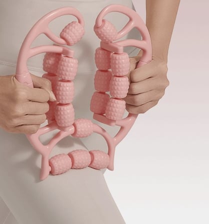 18 Tekerlekli Selülit Masaj Aleti Lenf Drenaj Rulosu