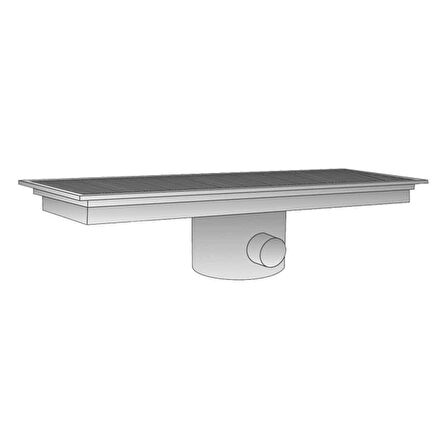 Empero EMP.YF.YO.30138 Yandan Çıkışlı Ortadan Sifonlu Yer Izgarası 300x1380x150 mm