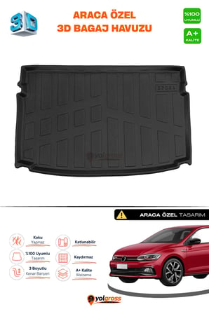 VW Polo 3D Pro Bagaj Havuzu Üst Bagaj 2021 Üzeri A+ Kalite