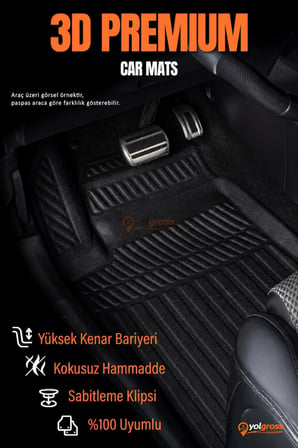 Seat Ibiza 3D Pro Havuzlu Paspas 2017 Üzeri A+ Kalite
