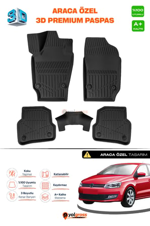 VW Polo 5 3D Pro Havuzlu Paspas 2009-2017 A+ Kalite