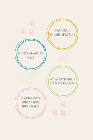 Kedi-Köpek Kıyafeti, Premium Keten Kumaş, Küçük Ve Orta Irklar İçin, Yeşil, Kuş Nakışlı Tasarım Kedi/Köpek Gömleği