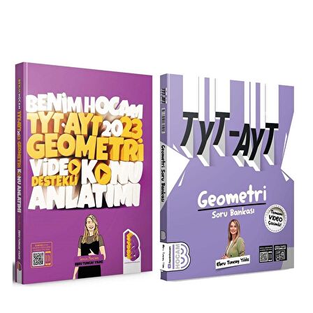 Benim Hocam 2023 TYT AYT Geometri Konu ve Soru Bankası Seti 2 Kitap