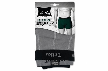 Tutku Erkek Lıon Spor Boxer 3 LÜ SET