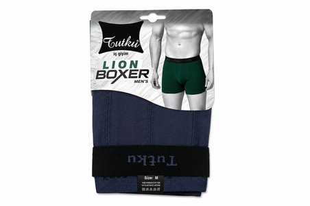 Tutku Erkek Lıon Spor Boxer 3 LÜ SET