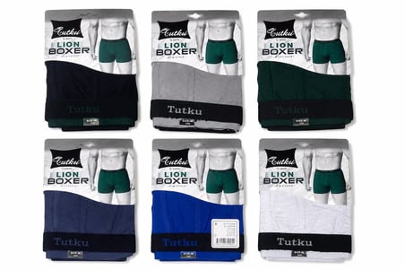 Tutku Erkek Lıon Spor Boxer 6 LI SET