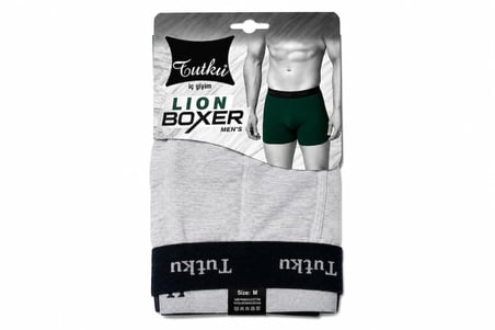 Tutku Erkek Lıon Spor Boxer 3 LÜ SET