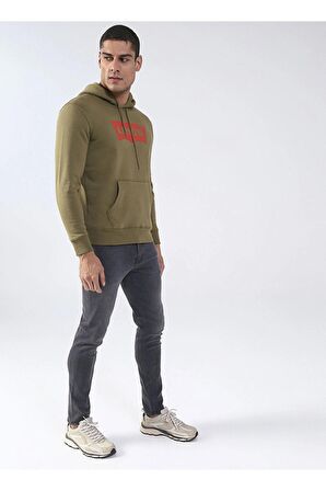 Levi's Erkek Kapüşonlu Yeşil Sweatshirt - A2825-0010