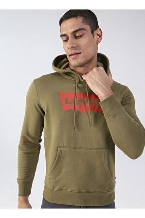 Levi's Erkek Kapüşonlu Yeşil Sweatshirt - A2825-0010