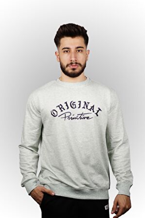 Original Baskılı Erkek Sweatshirt