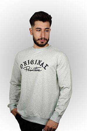 Original Baskılı Erkek Sweatshirt