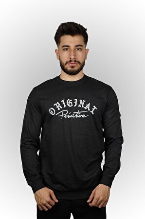 Original Baskılı Erkek Sweatshirt