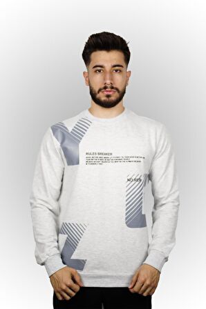 YGZ Baskılı Erkek Sweatshirt