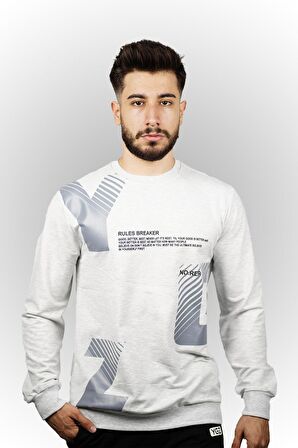 YGZ Baskılı Erkek Sweatshirt