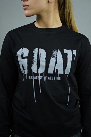 G.O.A.T. Baskılı Kadın Sweatshirt