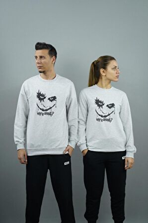 Why So Serious Baskılı Kadın Sweatshirt