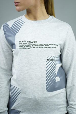 YGZ Baskılı Kadın Sweatshirt